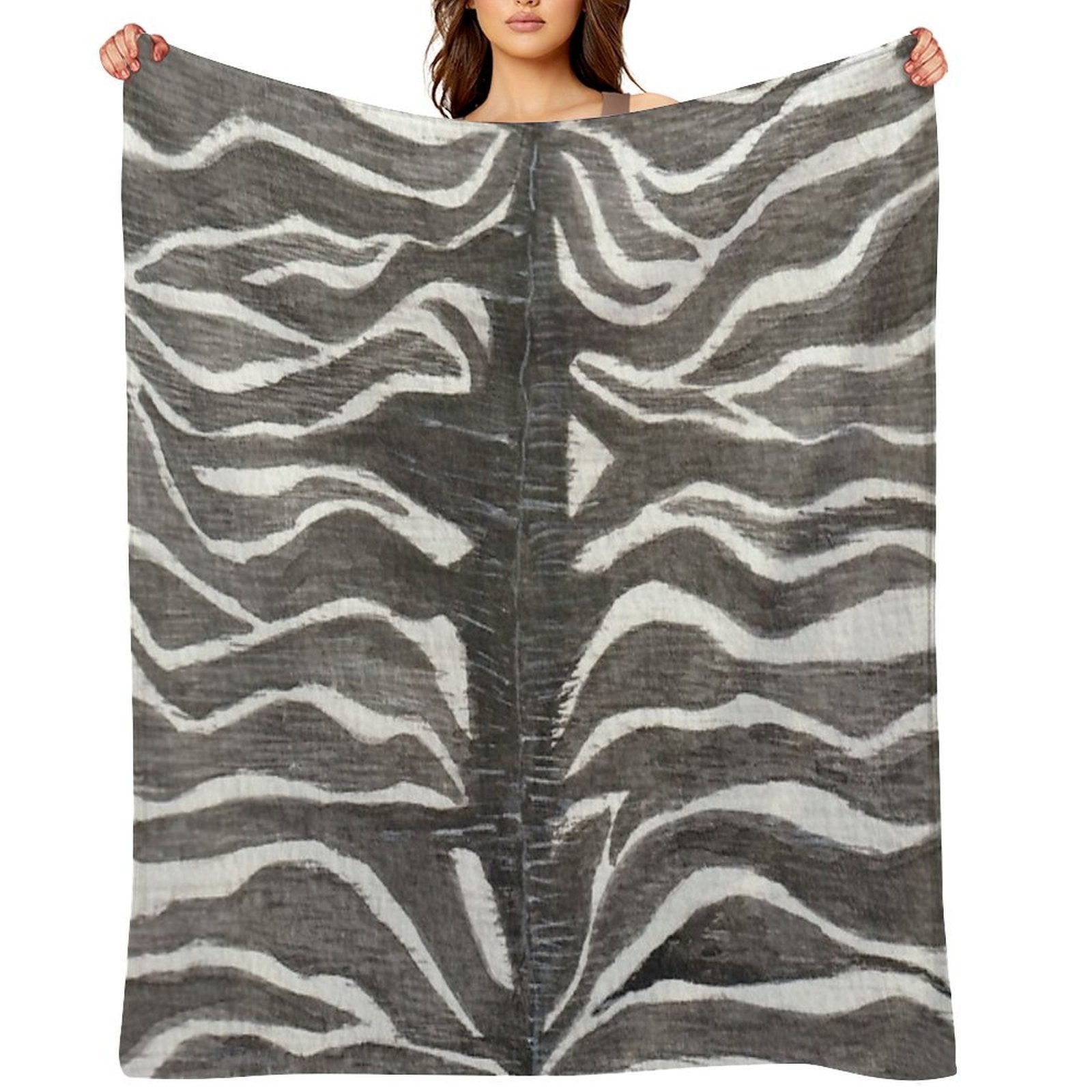 Zebra Versatility Throw Blanket