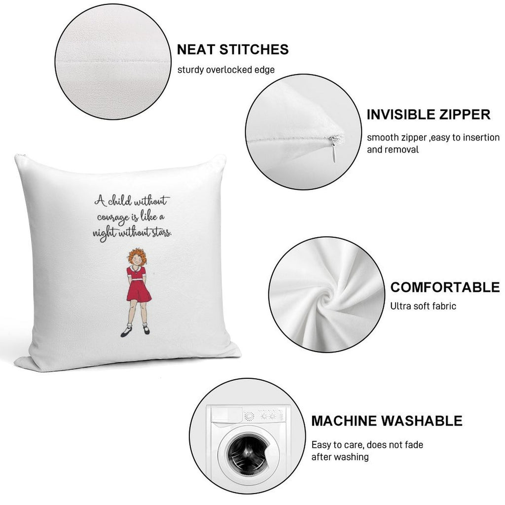 Anniecourage Soft Multiple Sizes Throw Pillow