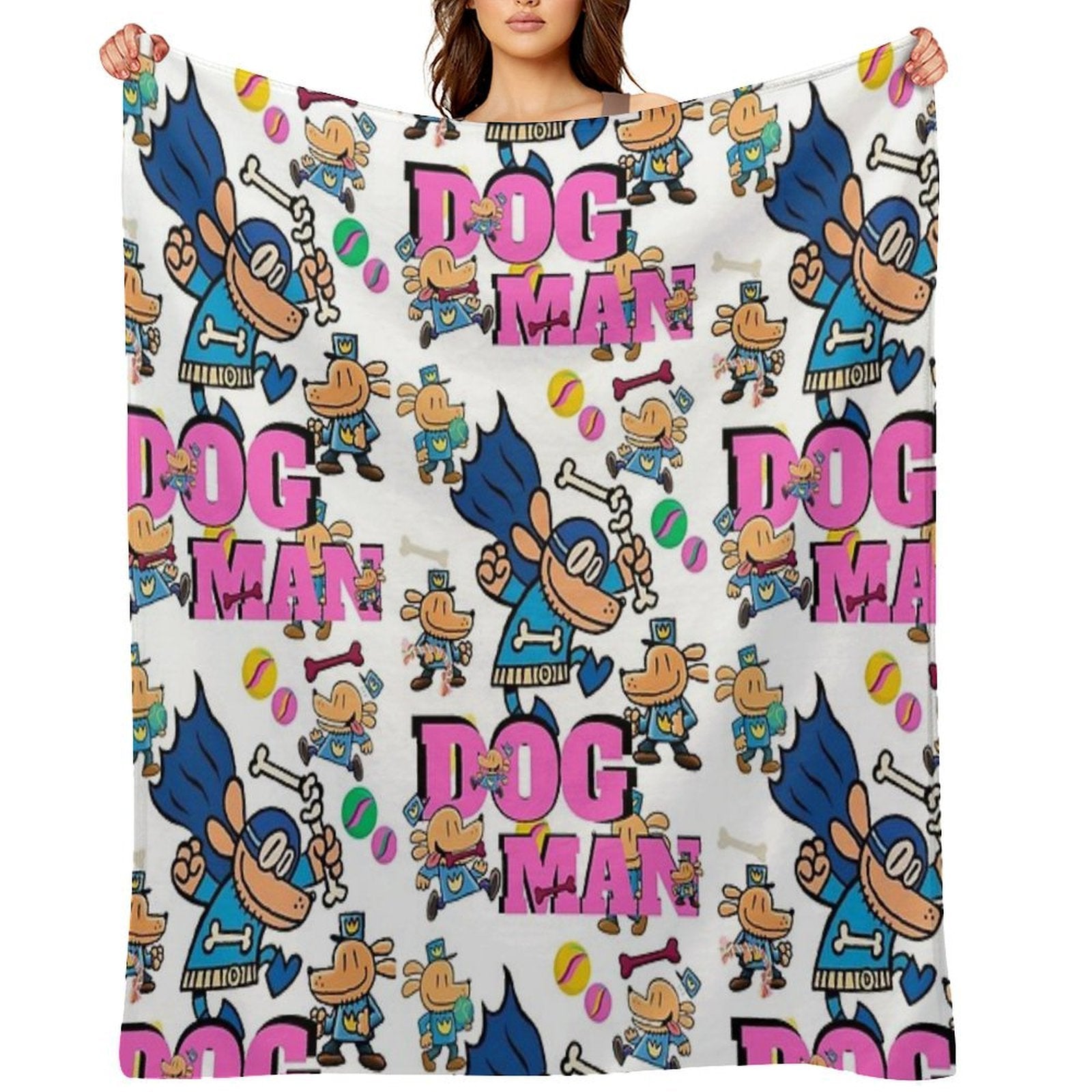 Dogman Eco-conscious Throw Blanket