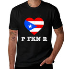 P FKN R Puerto Rico Music Funny Meme Urban Slang Pop Culture  Polyester Blend T-Shirt