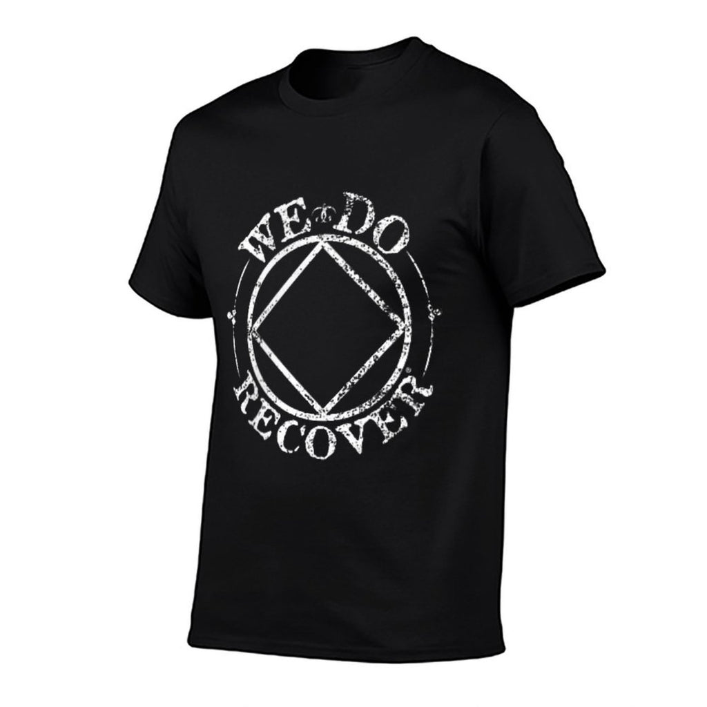 Vivid Edge Official Narcotics Anonymous The Nature of Addiction Unisex-Adults Black Cotton 100  Soft T-Shirt