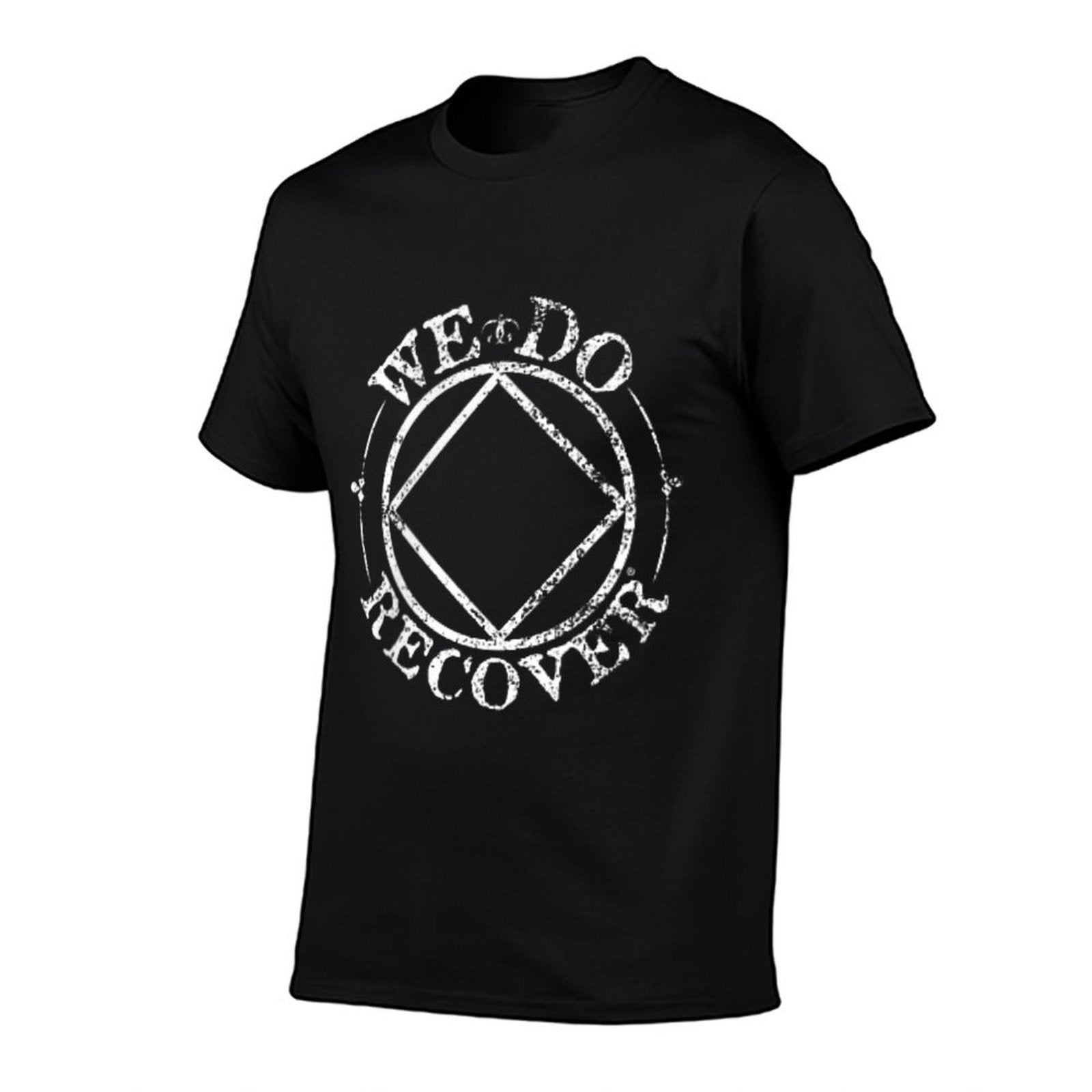 Vivid Edge Official Narcotics Anonymous The Nature of Addiction Unisex-Adults Black Cotton 100  Soft T-Shirt