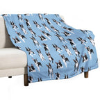 Boston Terrier Shrink-resistant Throw Blanket
