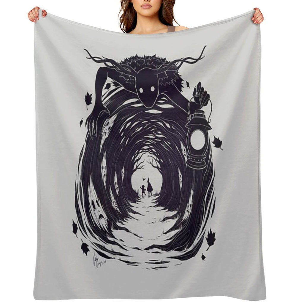 OtGW If You Go Into The Woods at Night... Plush Throw Blanket