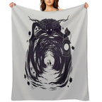 OtGW If You Go Into The Woods at Night... Plush Throw Blanket