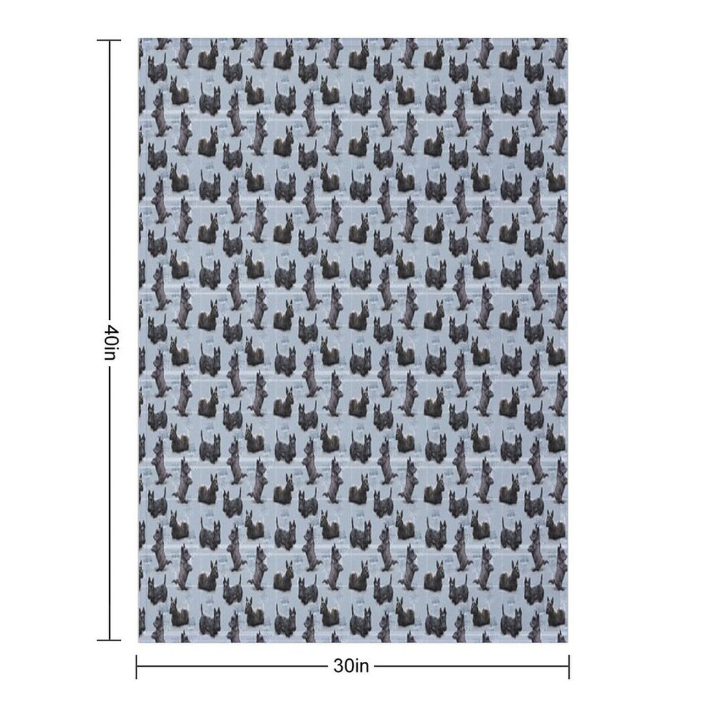 The Scottish Terrier Eco-conscious Throw Blanket