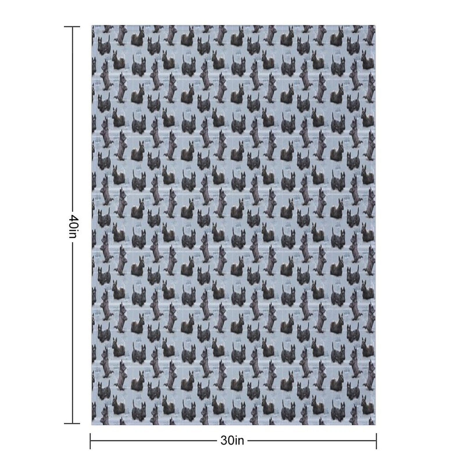 The Scottish Terrier Eco-conscious Throw Blanket