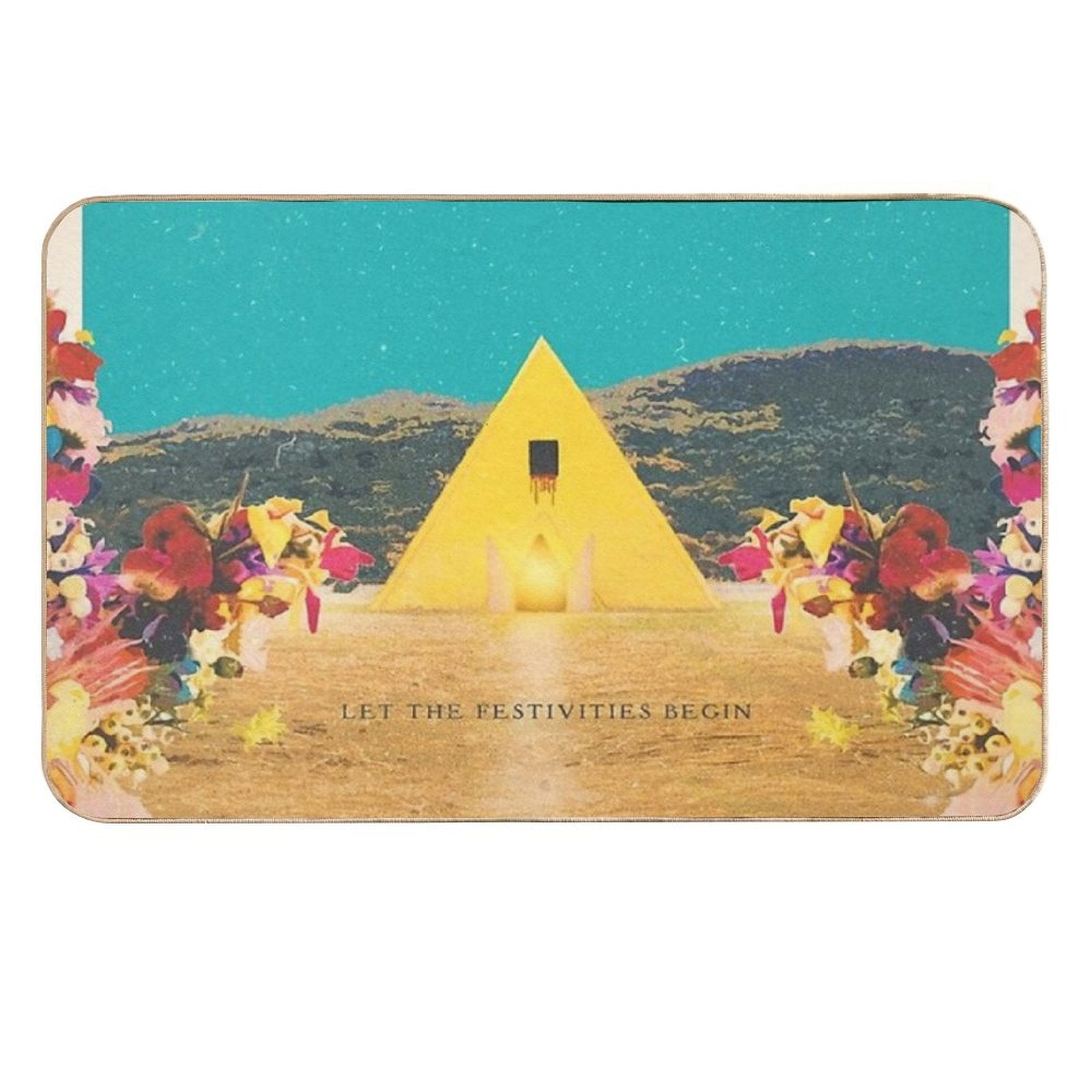 Prisma Yellow  Dirt-Trapping Bath Mat