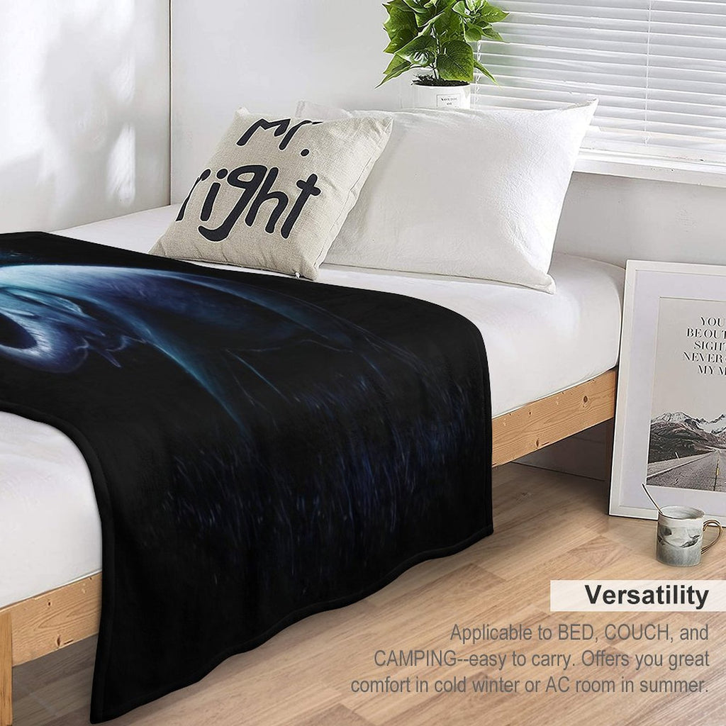 Elephant Splash Velvety-soft Throw Blanket