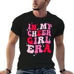 In My Cheer Girl Era Groovy Cheerleader Cheerleading Girl  Classic T-Shirt