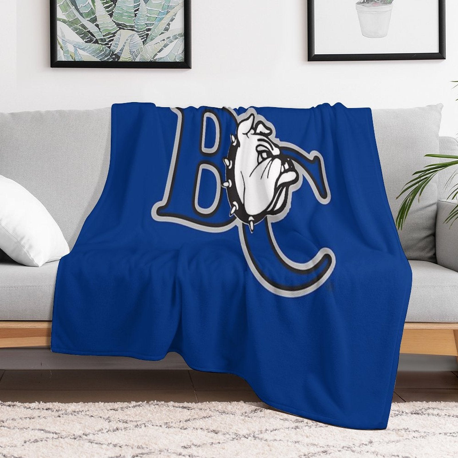 Bulldogs Gifts Wrinkle-free Throw Blanket