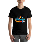 Principal Outer Space School Admin Staff Solar System  Heathered Texture T-Shirt