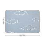 Clouds  Easy Maintenance Bath Mat