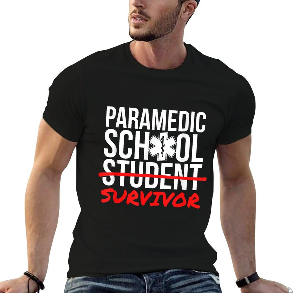 Paramedic School Graduation Gift Student Survivor  Odor-resistant T-Shirt