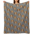BEAGLES, BEAGLES AND MORE CUTE BEAGLES ~  BEDDING All-season Throw Blanket