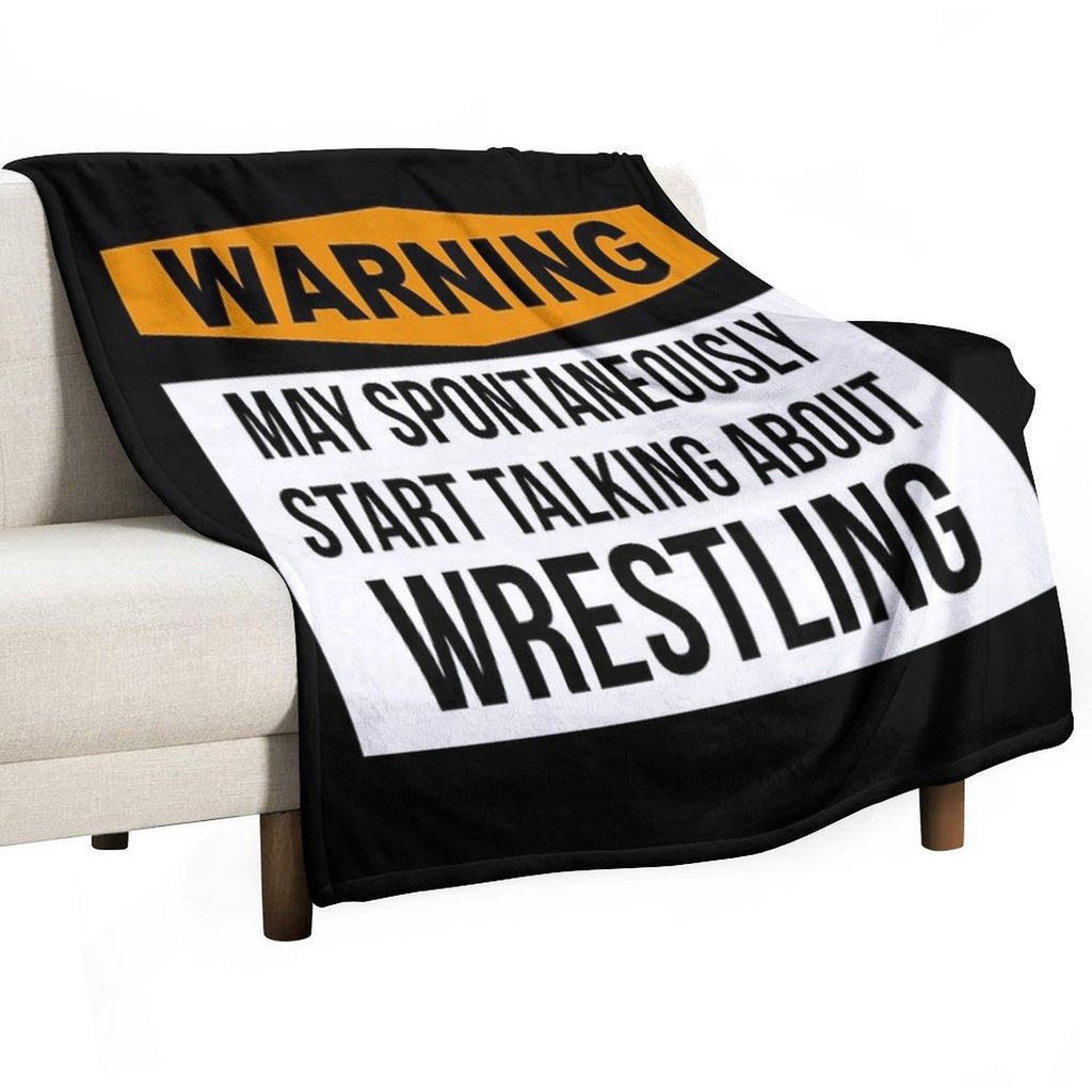Wrestling All-season Throw Blanket