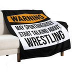 Wrestling All-season Throw Blanket