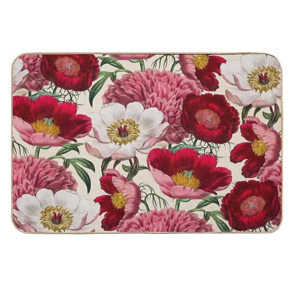 Flower Garden  Absorbent Bath Mat