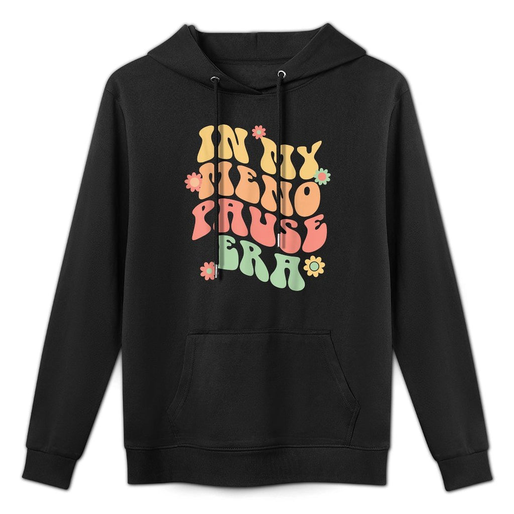 In My Menopause Era Funny for 50th Birthday Cotton-Polyester Blend Hoodie