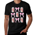 Coca-Cola Diet Coke  Pink Bows Collage Logo Vintage  Durable T-Shirt