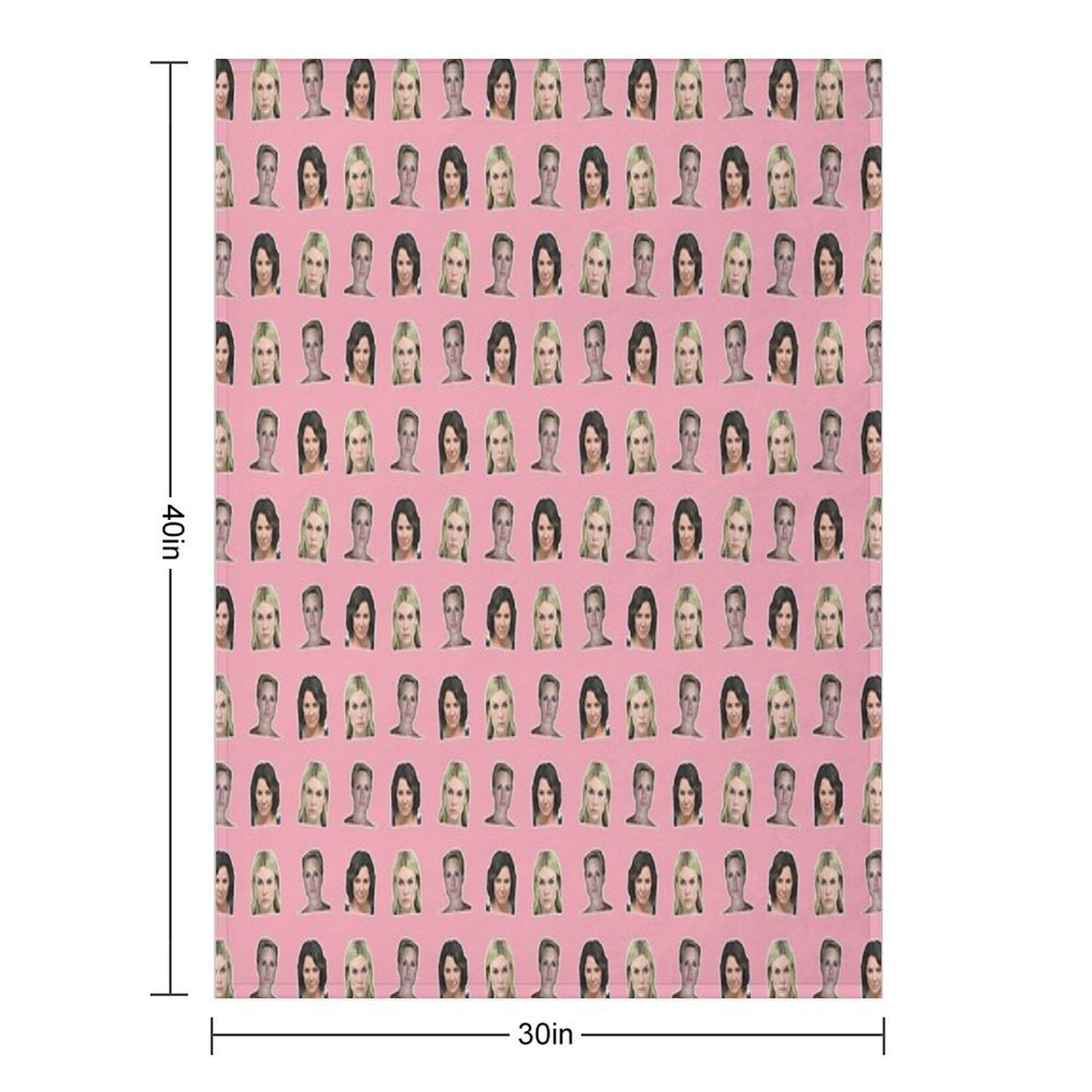 The Mugshot Housewives of New York City - For Fans of RHONY And Bravo TV All-season Throw Blanket