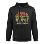Vintage 2021 Limited Edition 2 Year Old Gifts 2nd Birthday Layering Staple Hoodie