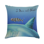 Pilot Fish I Swim with Sharks Soft Multiple Sizes Throw Pillow