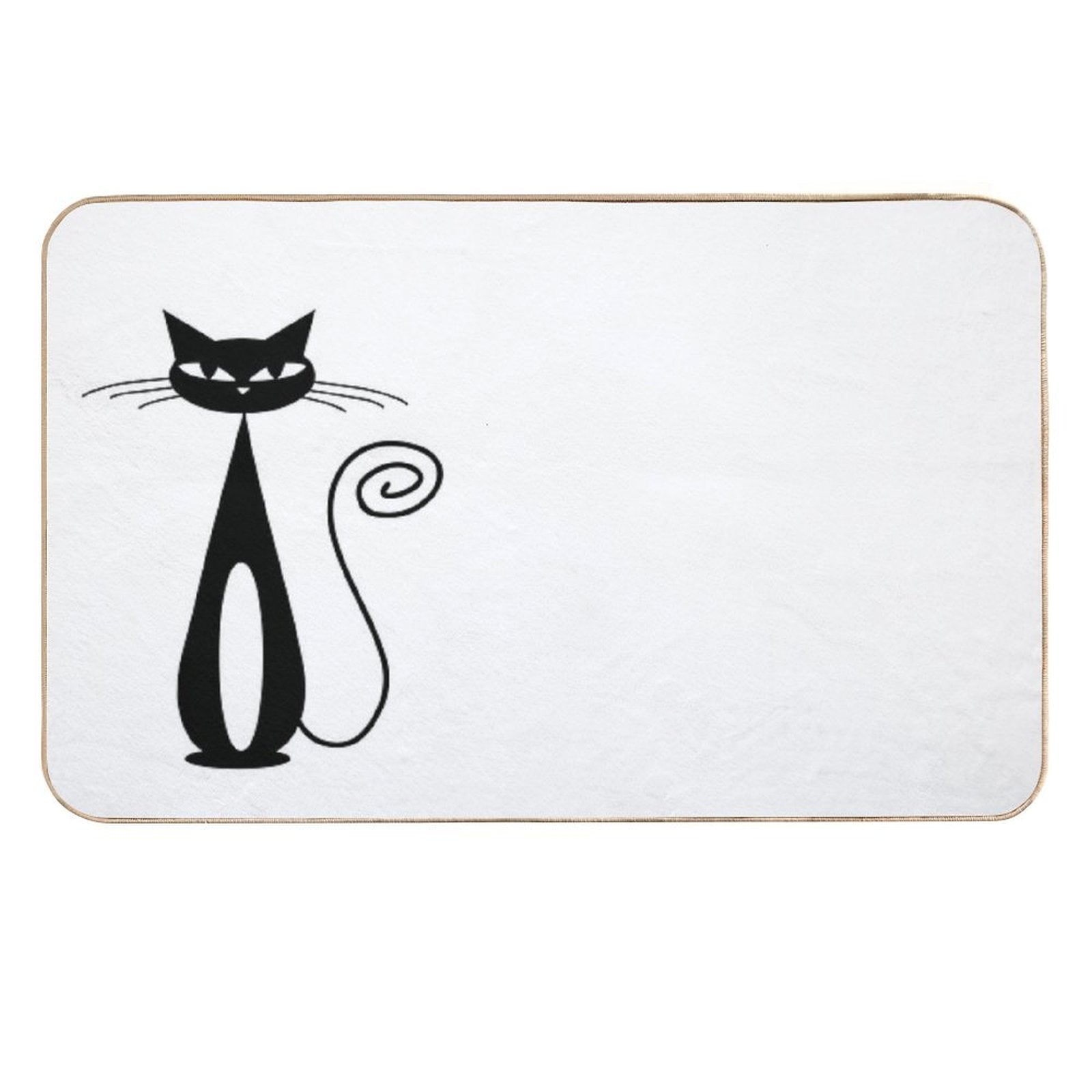 Mcm Atomic Cat  Easy To Clean Bath Mat