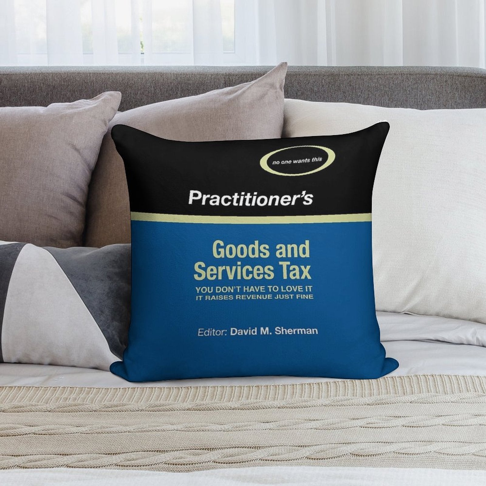 The Practitioners Goods And Services Tax, Annotated Soft Style Accent Throw Pillow
