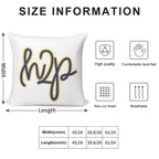H2p Soft Hidden Zipper Throw Pillow