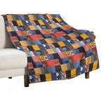 Timeless Korean Patchwork Wrinkle-free Throw Blanket