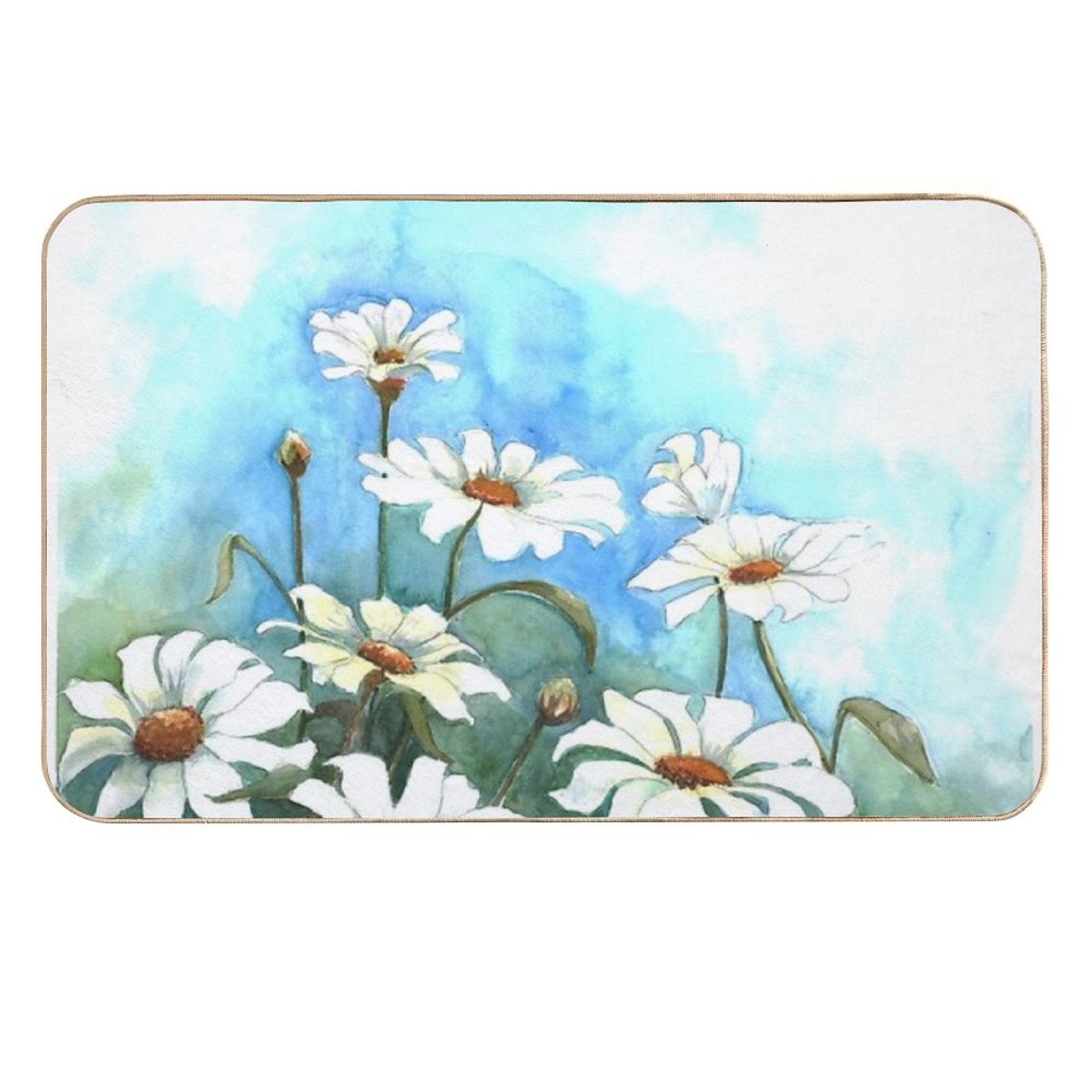 Gathering Daisies  Absorbent Bath Mat