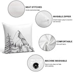 Lonely Mountain Soft Bedroom Essential Throw Pillow