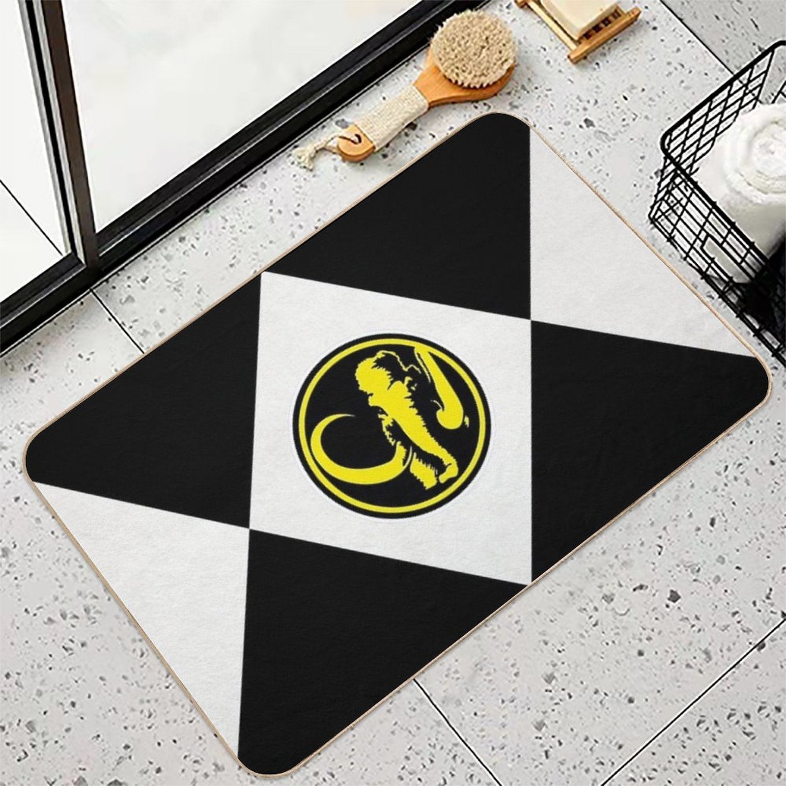 Mastodon Dinozord  Absorbent Bath Mat