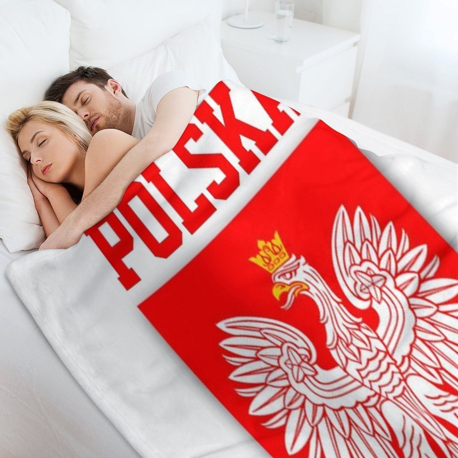 Poland Polska Polish Flag Versatility Throw Blanket
