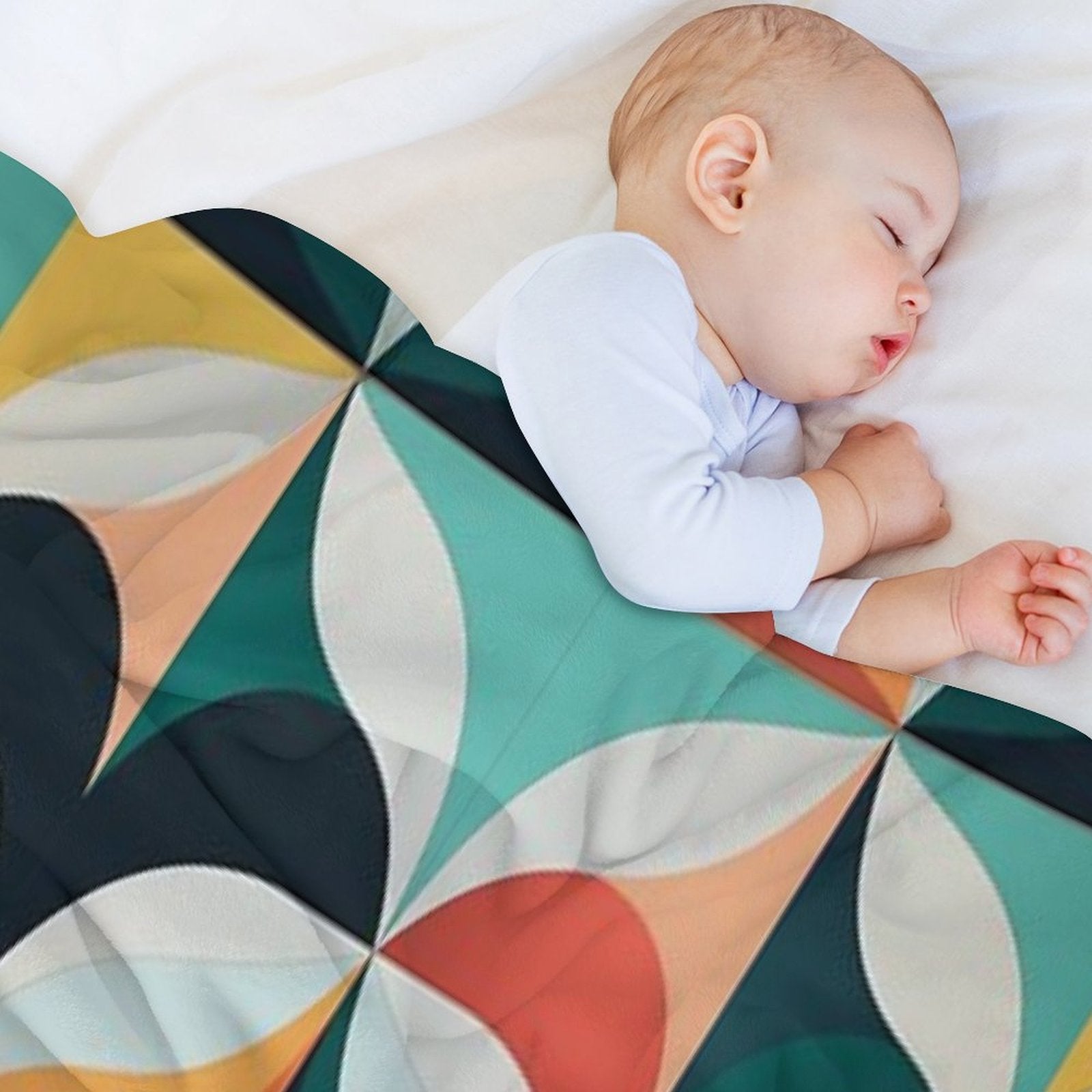 The Geometric Pattern Collection #2 Easy Care Throw Blanket