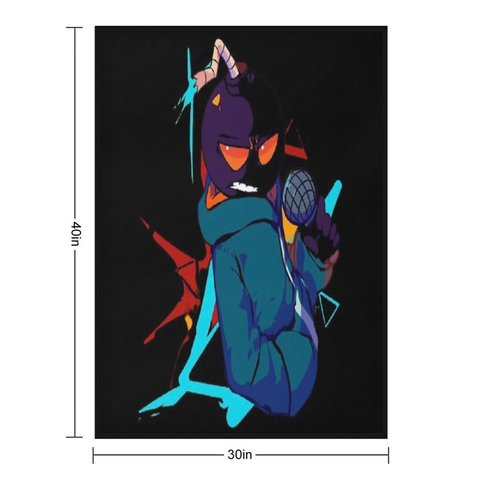 Whitty Friday Night Funkin Multi-functional Throw Blanket