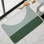 House of Snakes Minimalist Geo 01  Stain-Proof Bath Mat