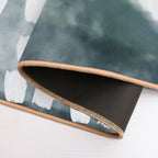 Blue Oil Squares Durable Bath Mat