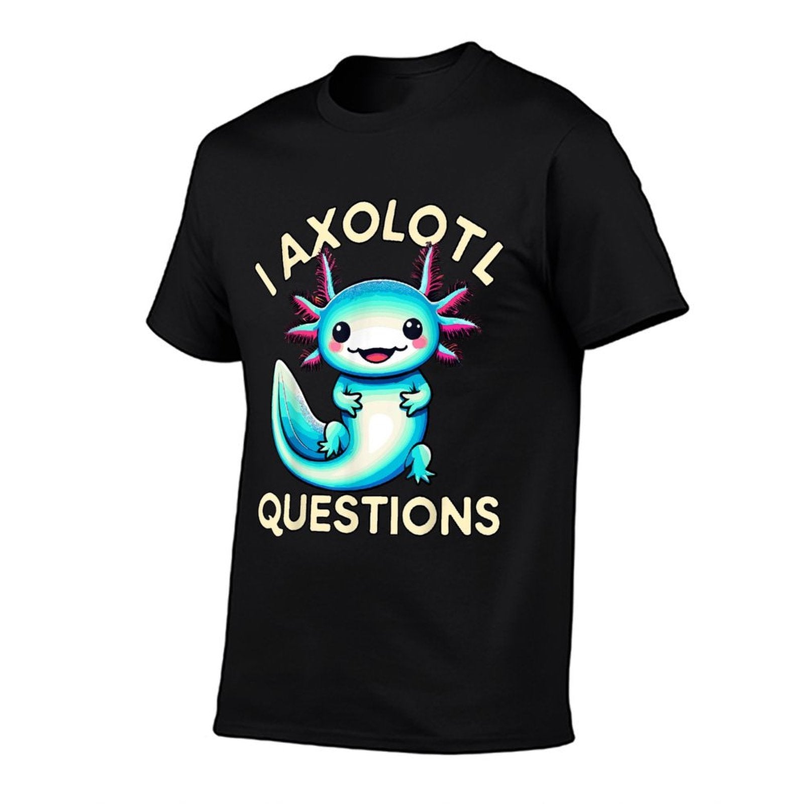 Funny I Axolotl Questions  High-quality Stitching T-Shirt