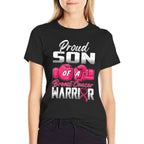 Proud Son Of A Breast Cancer Warrior Breast Cancer Survivor  Soft T-Shirt