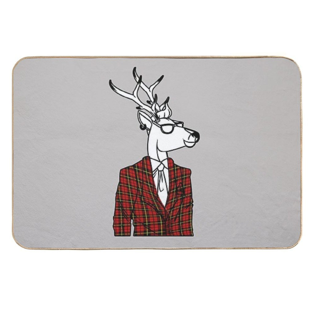 Scottish Deer  Dirt-Trapping Bath Mat