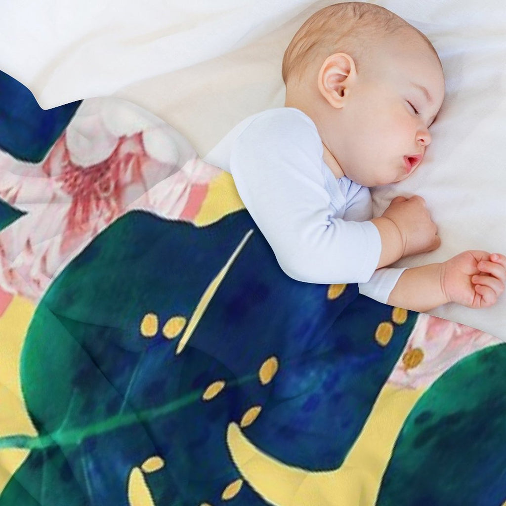 Be Here Now #redbubble #decor #buyart Wrinkle-free Throw Blanket