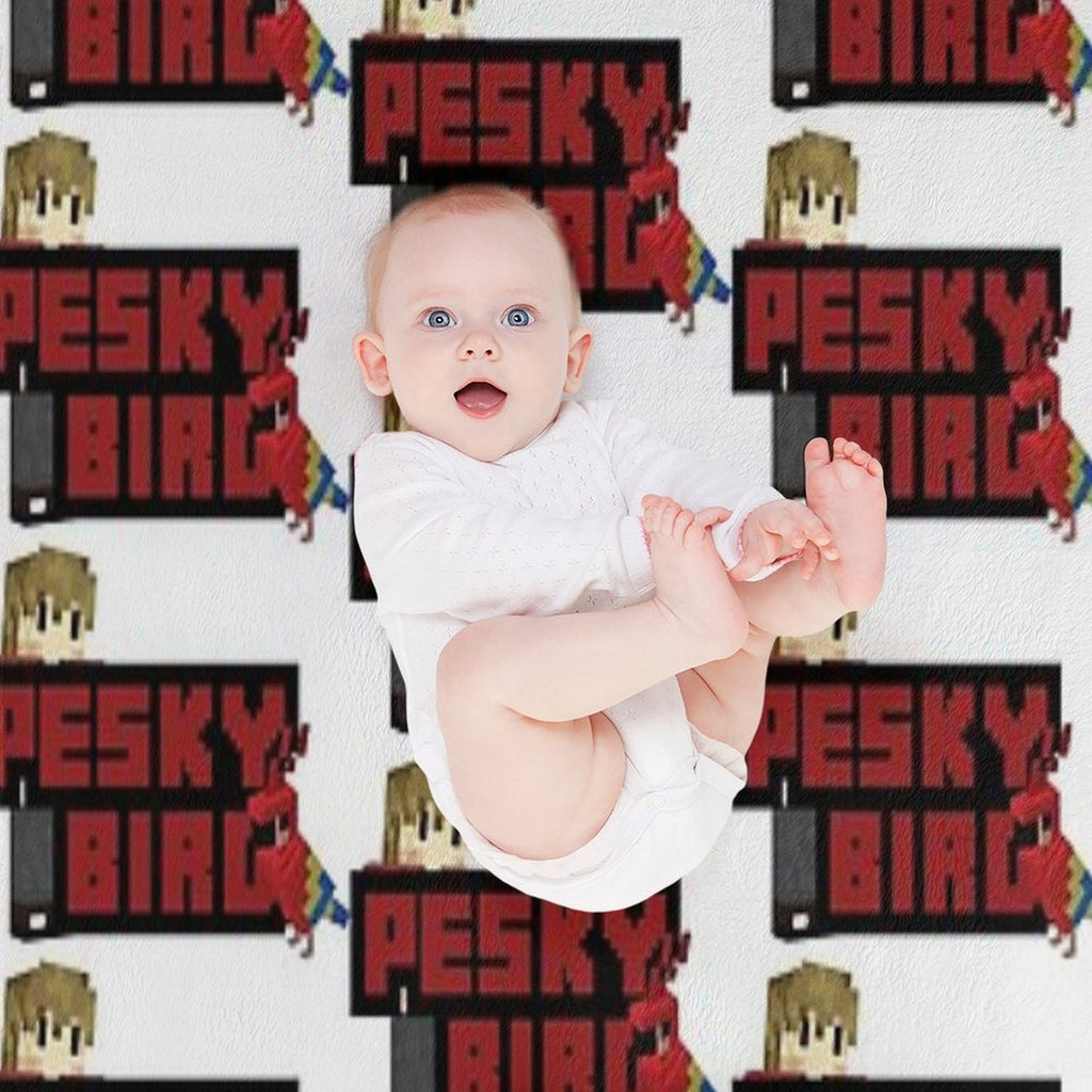 Pesky Bird - Layered Mobs Multi-functional Throw Blanket