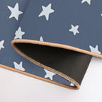 Stars on Blue  Slip-Resistant Bath Mat