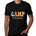 Camp Crew Retro Groovy Vintage Happy First Day Of School  Trendy Pattern T-Shirt