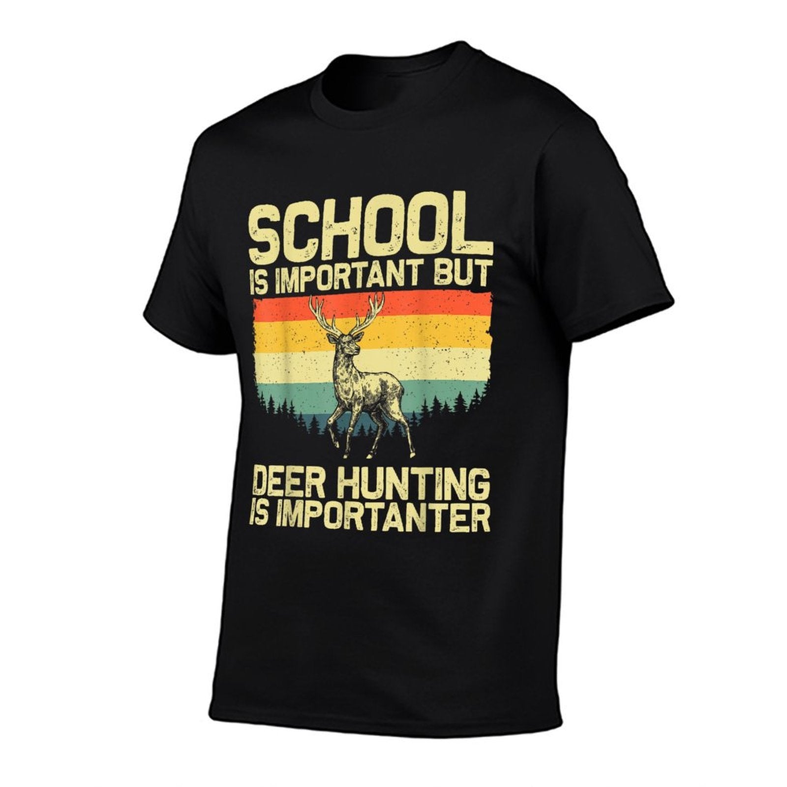 Deer Hunting Art For Kids Boys Wildlife Hunter Deer Hunting  Classic T-Shirt