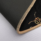 The Golden Bee Flies  Multi-Purpose Bath Mat