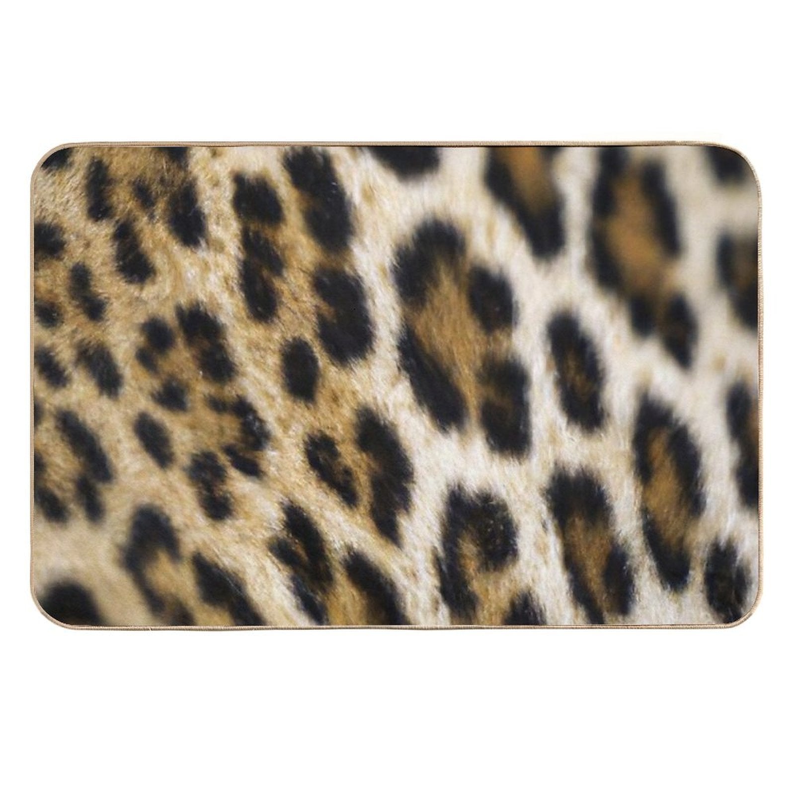 Leopard Skin Pattern  Fade-Resistant Bath Mat