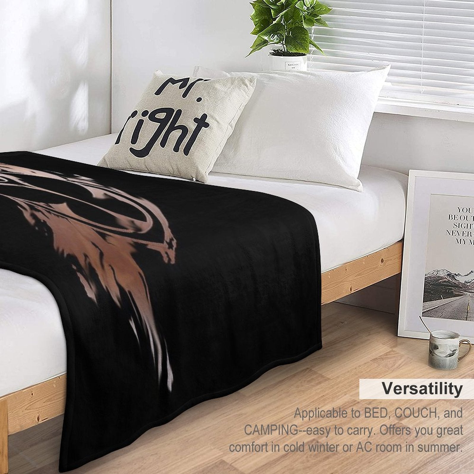 Tomorrow 2023-24  Festival Brown Anti-pilling Throw Blanket